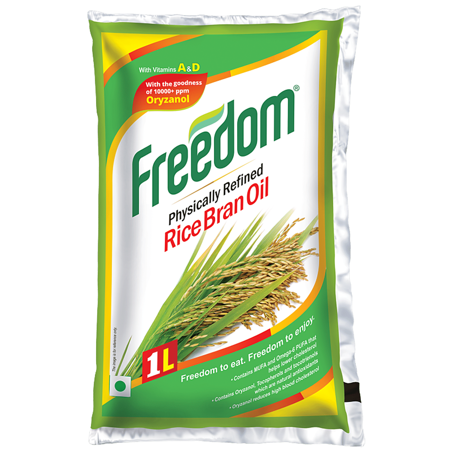 Buy Freedom Rice Bran Oil Physically Refined 1 Ltr Online at the