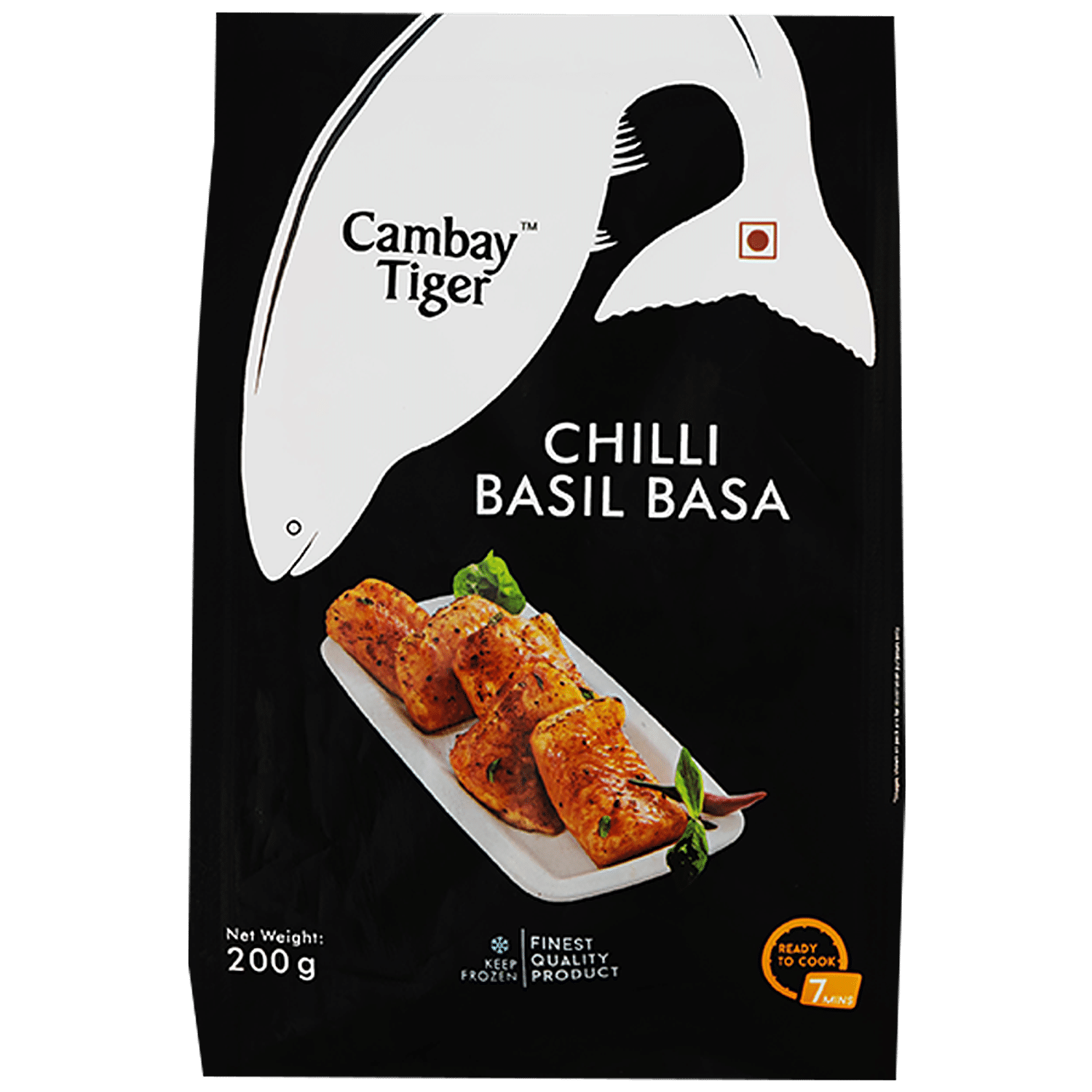 Buy Cambay Tiger Basa Fish Chilli Basil 200 Gm Online At Best