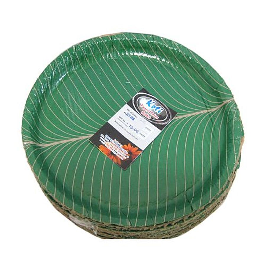 Buy Sln Paper Plates - Small 7 pcs Pouch (pack of 25) Online at Best Price.  of Rs 32.3 - bigbasket