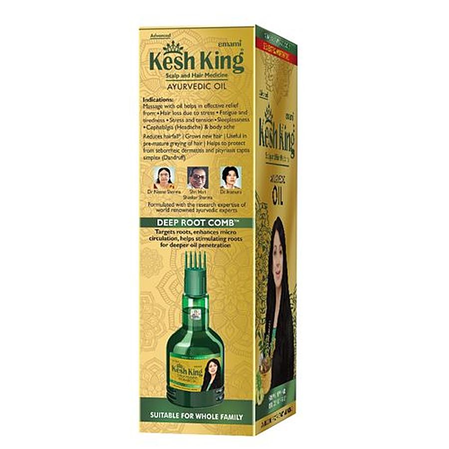 Kesh King Ayurvedic Scalp And Hair Oil 300 Ml 200 Ml 100 Ml Extra Buy Online In United Arab 2059