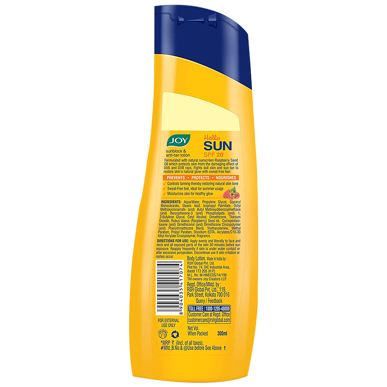 joy sunscreen lotion price