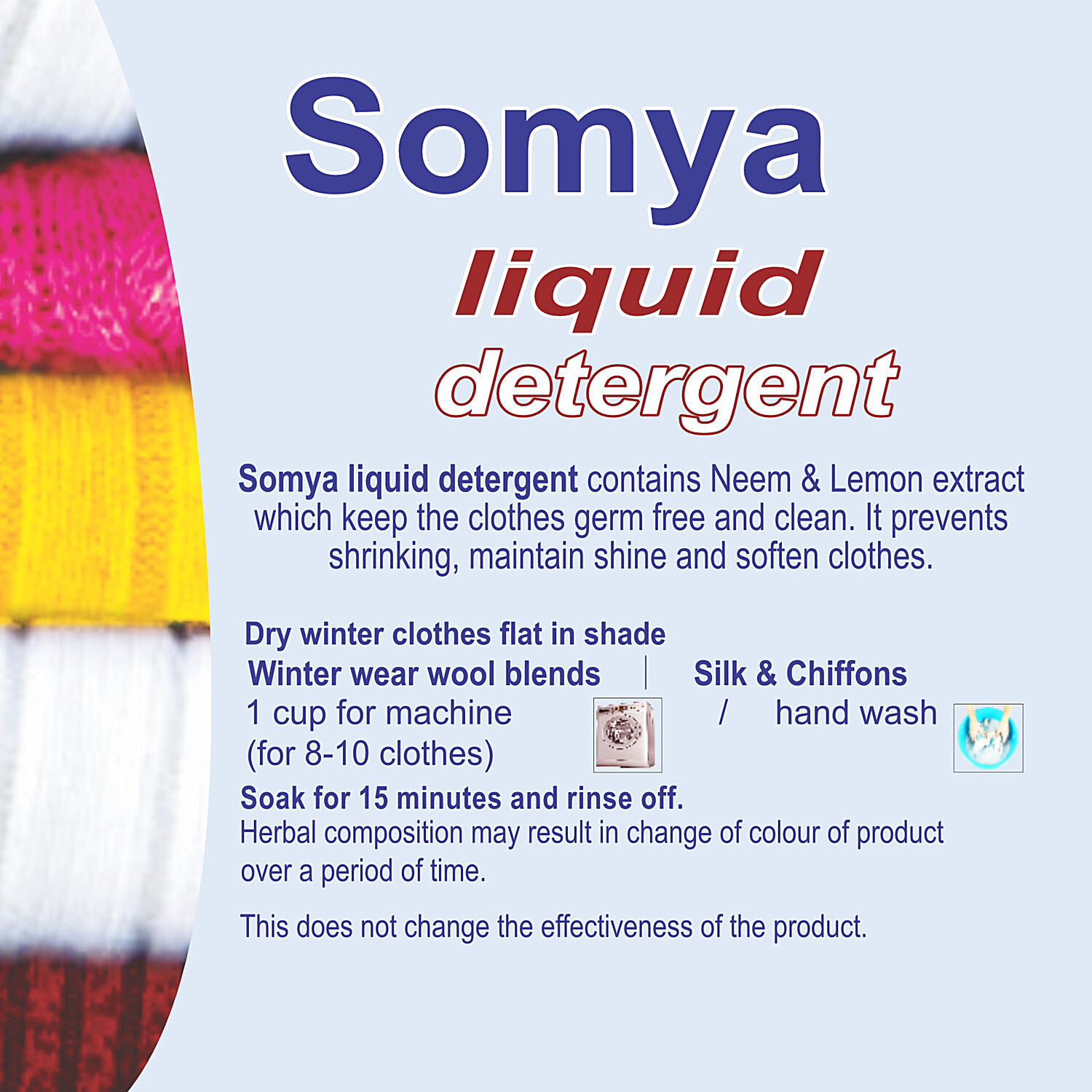 Buy Patanjali Liquid Detergent Somya 500 ml Online at Best Price