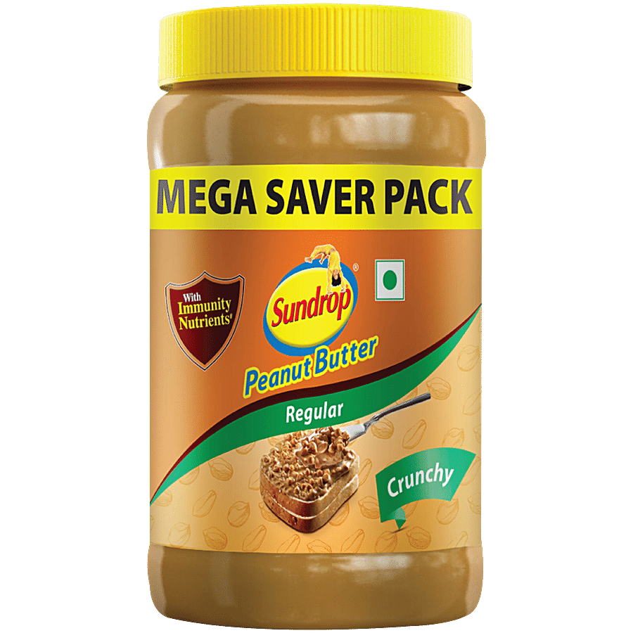 Buy Sundrop Peanut Butter - Crunchy 924 gm Online at Best Price