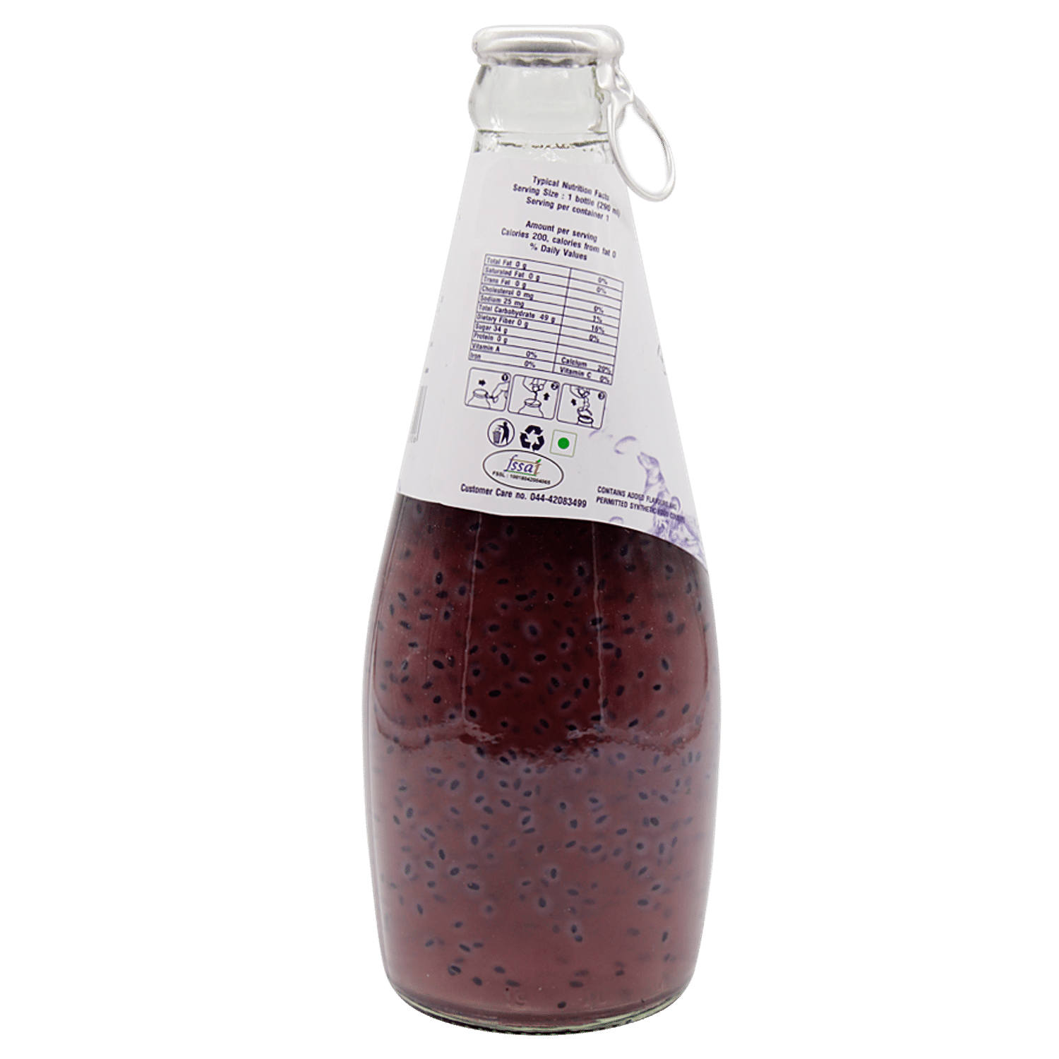 Buy Americana Basil Seed Drinks Blueberry 290 Ml Online At Best