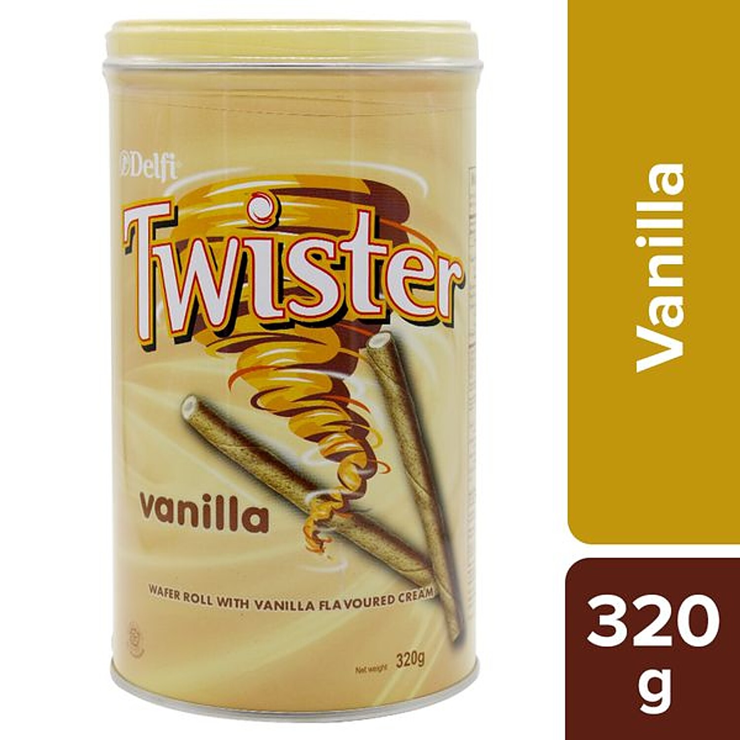 Buy Delfi Twister Wafer Roll With Vanilla Flavoured Cream Online at Best  Price of Rs 300 - bigbasket