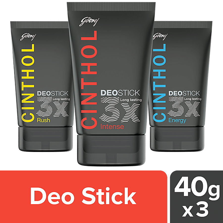 zacht Bedankt Ass Buy Cinthol Deo Stick - For Men 40 gm (Pack of 3) Online at Best Price. -  bigbasket