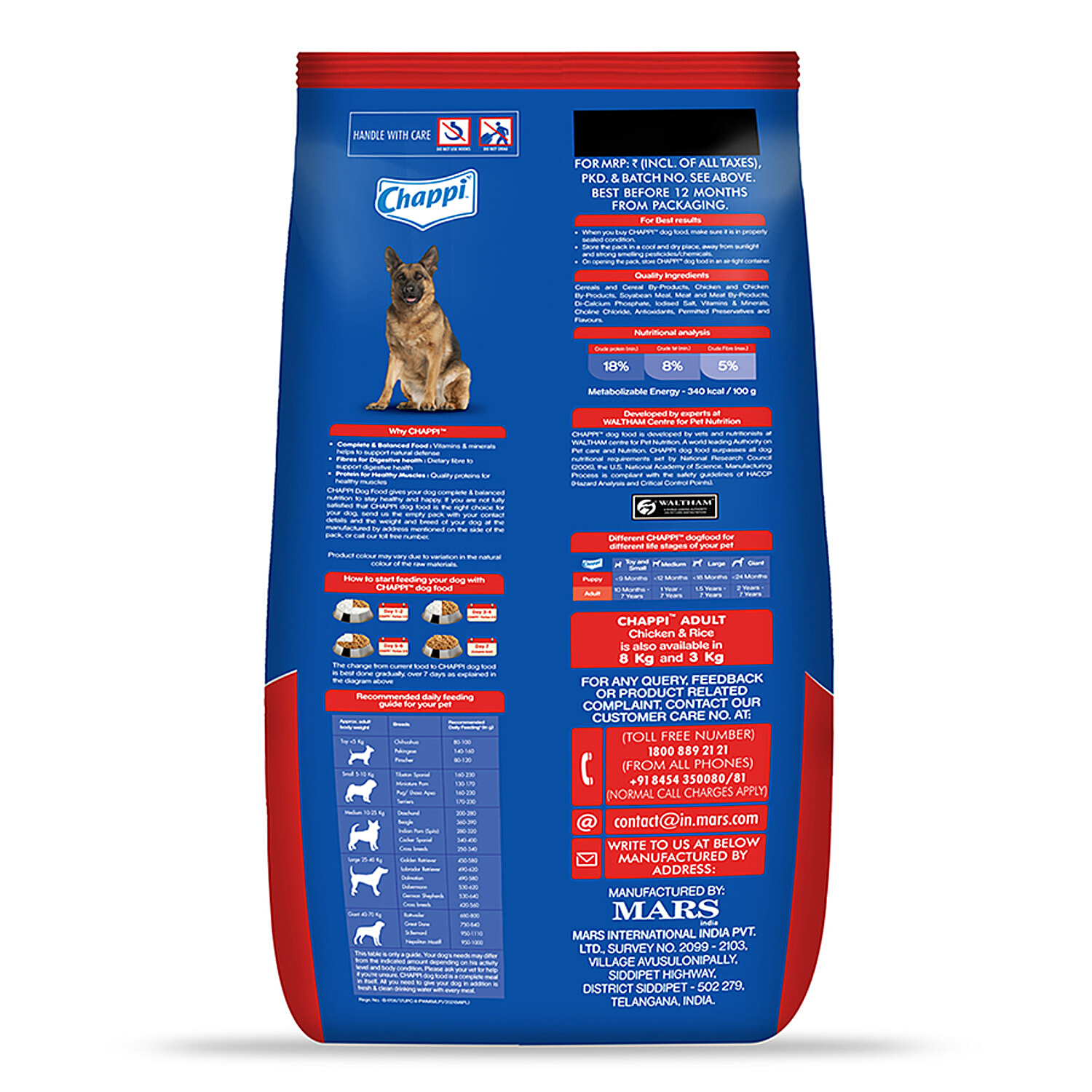 chappi dog food 10 kg