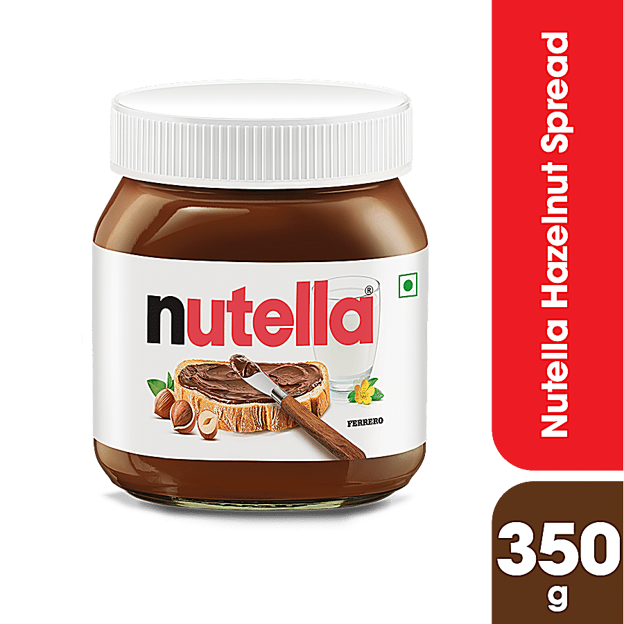 Price Buy with Spread 309.96 - Cocoa bigbasket Ferrero At 350 Gm Hazelnut Nutella Best Rs of Jar Online