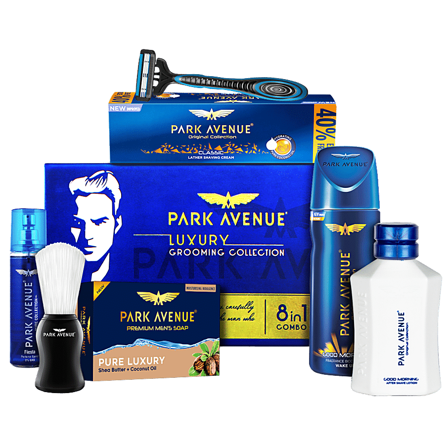 Buy Park Avenue Grooming Kit For Men Luxury Collection With Free Travel  Pouch 940 Gm Online at the Best Price of Rs 585 - bigbasket