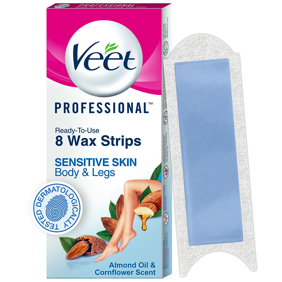 Buy Veet Professional Waxing Strips Kit For Sensitive Skin