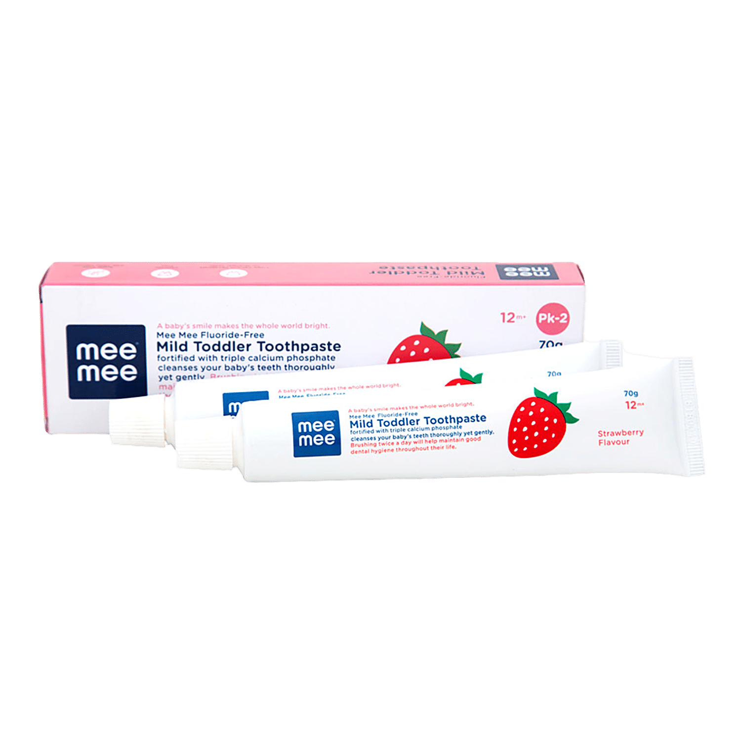 mee mee strawberry toothpaste