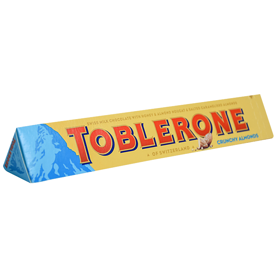 Toblerone Tiny Swiss Milk Chocolate With Honey & Almond Nougat 100 pcs  Boxed Reviews 2024