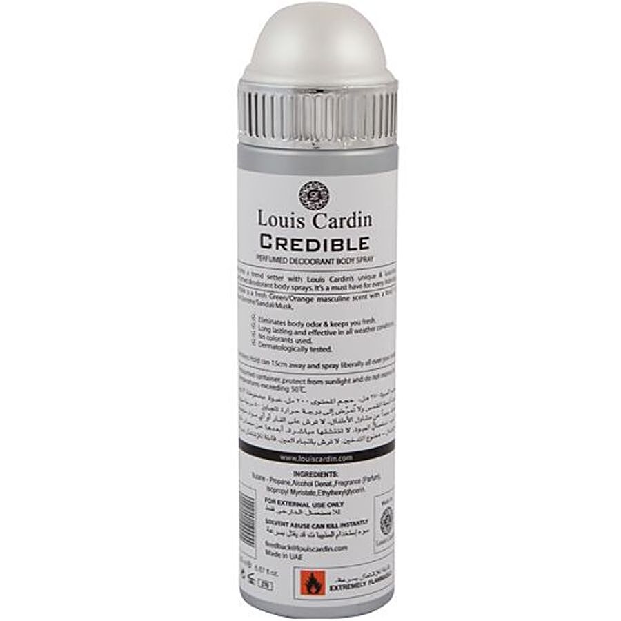 Louis Cardin Credible EDP For Men 100ml + Deodorant Body Spray