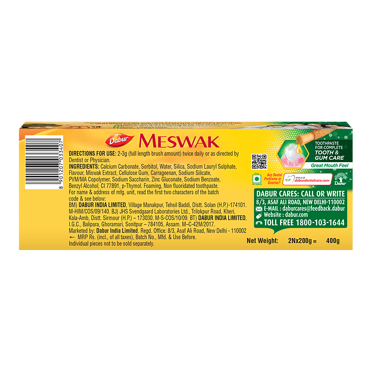 dabur meswak toothpaste price