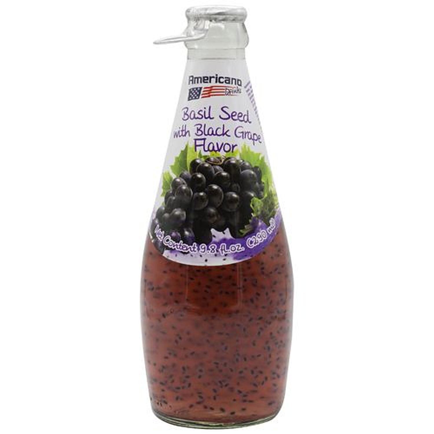 Buy Americana Basil Seed Drinks Black Grape 290 Ml Online At Best