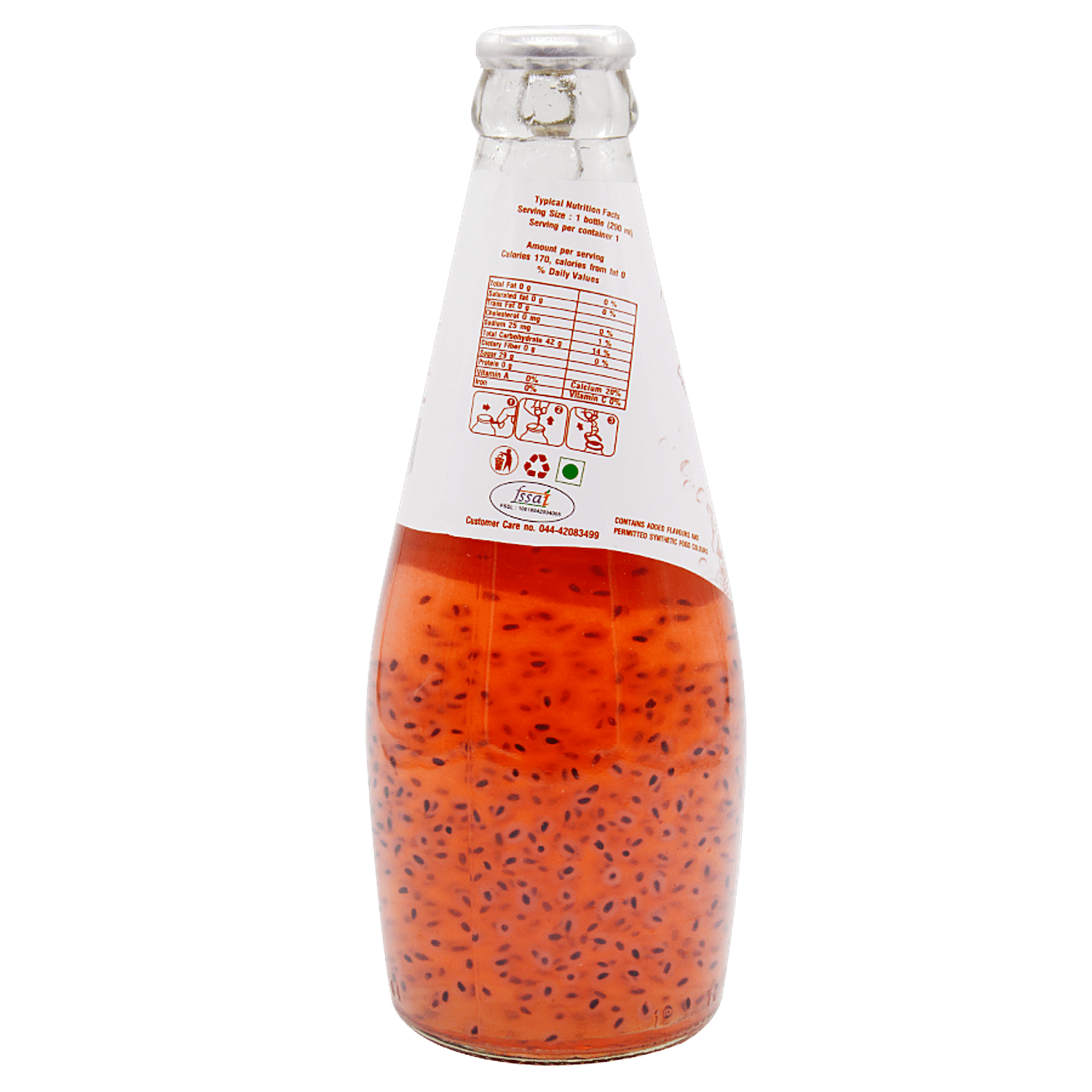 Americano Basil Seed Drinks Pomegranate 290 ml