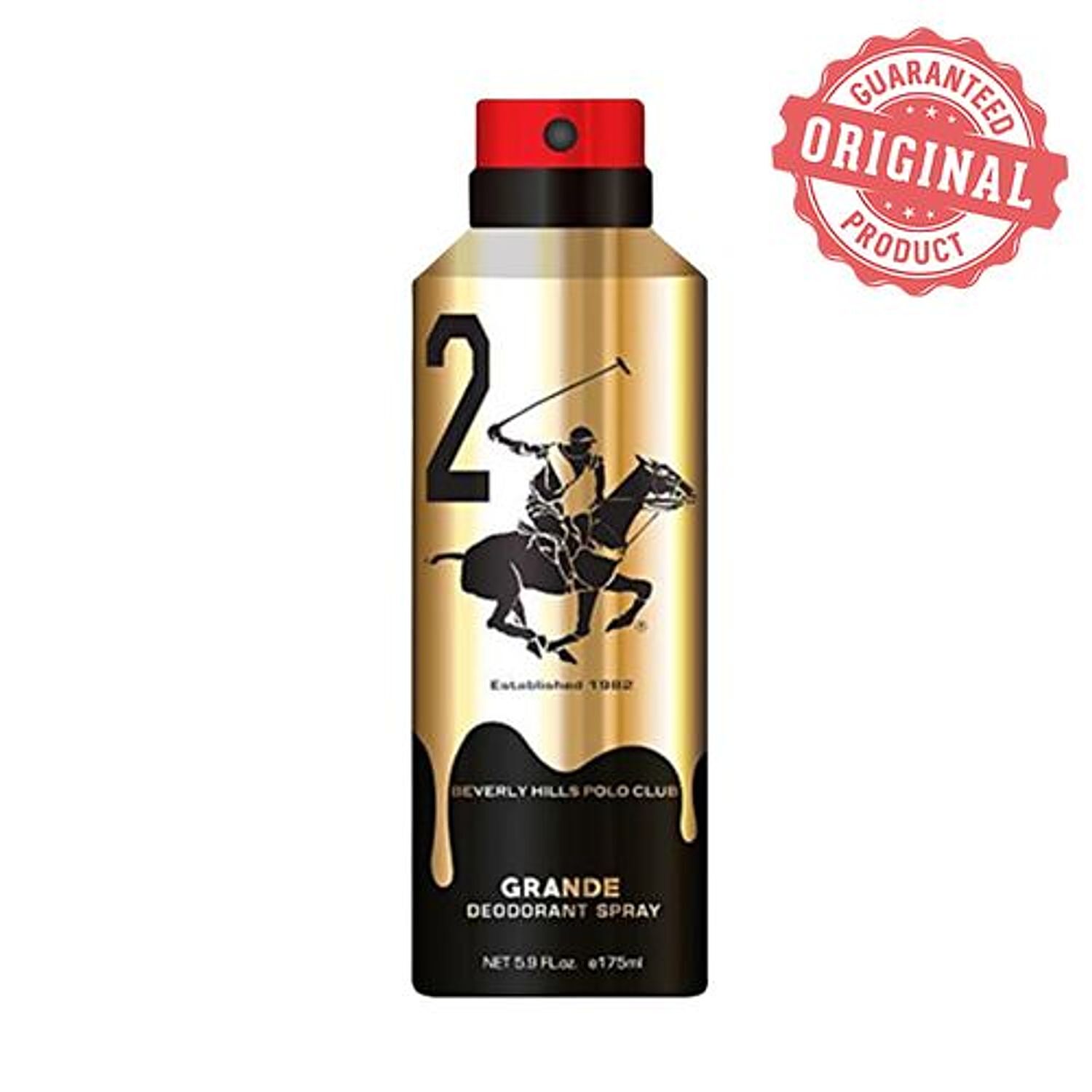 Buy Beverly Hills Polo Club Deodorant Spray Grande 2 For Men 175 Ml Online  At Best Price of Rs 275 - bigbasket