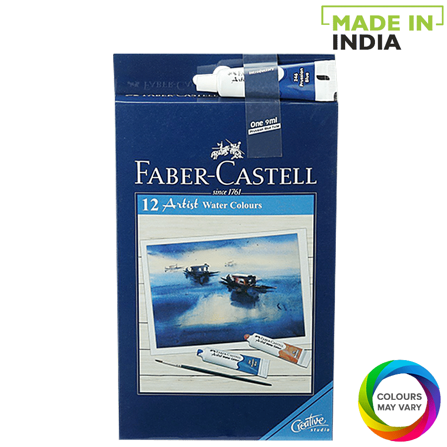 Won Situatie Geladen Buy Faber Castell Artist Water Colour Assorted Colour 12 Pcs Online At Best  Price - bigbasket