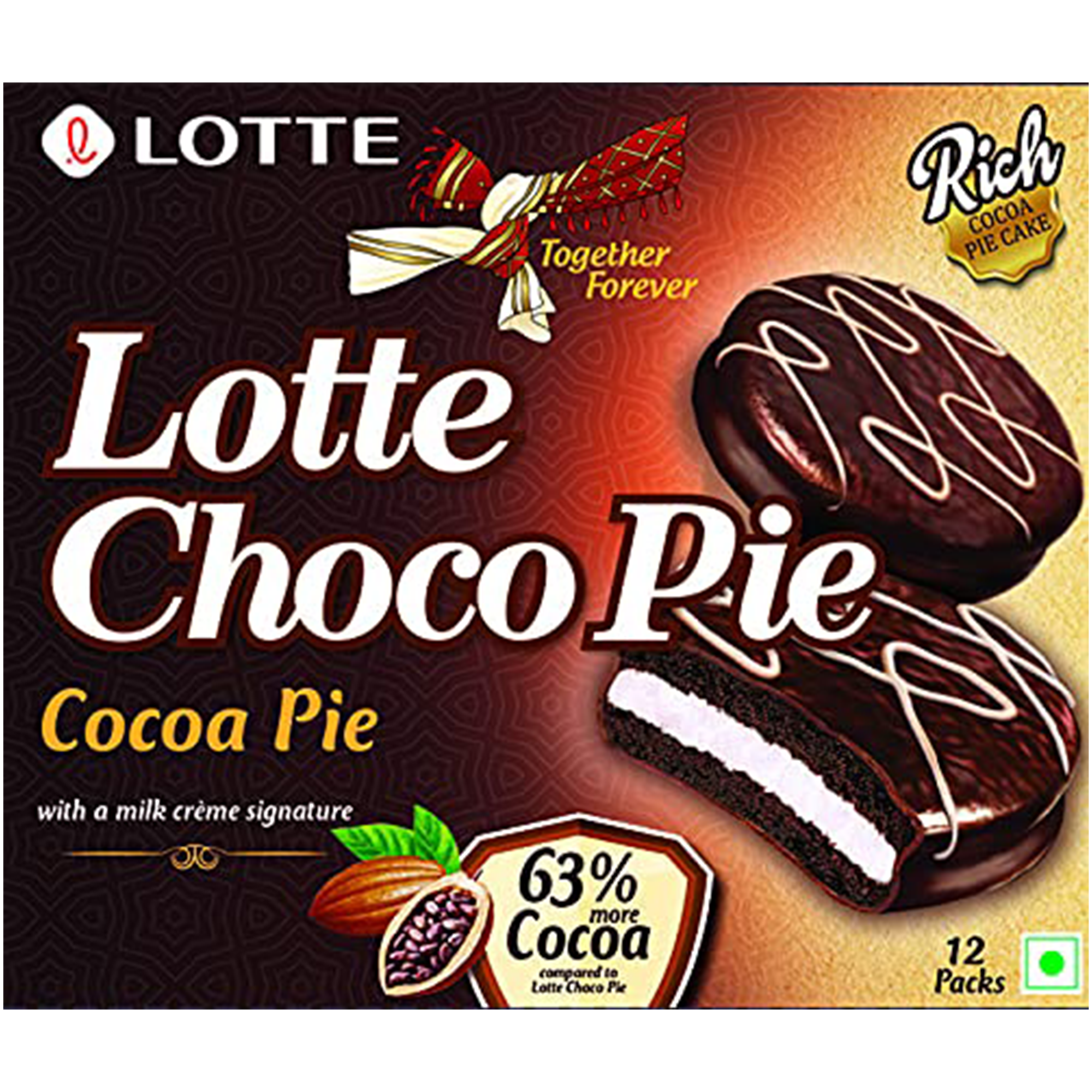 Buy Lotte Choco Pie 300 gm Carton Pack of 12 Online at Best