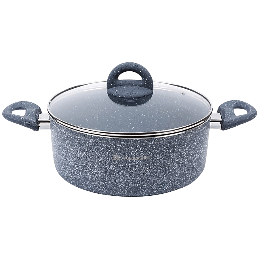 Buy Wonderchef Granite Non-Stick Casserole - Induction Base, With Lid, 24  cm Online at Best Price of Rs 1619 - bigbasket