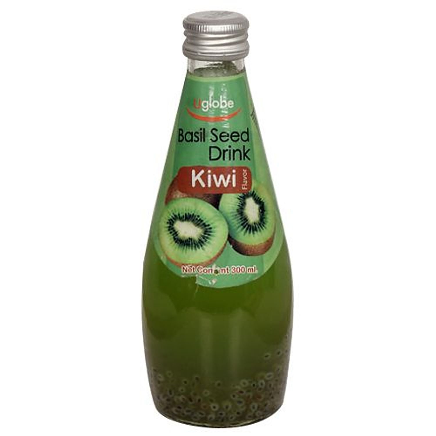 U Globe Basil Seed Drink Kiwi 300 ml