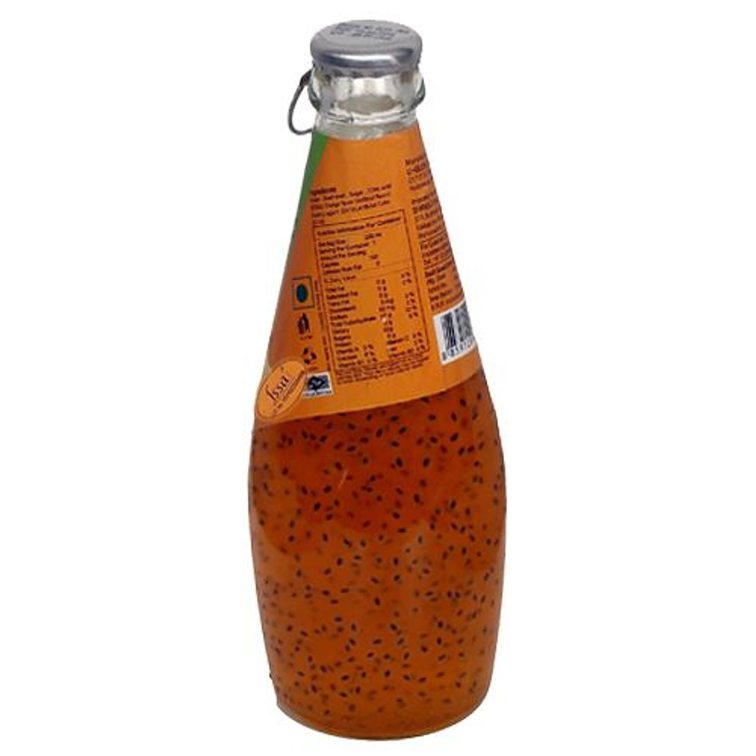 U Globe Basil Seed Drink Orange 300 ml