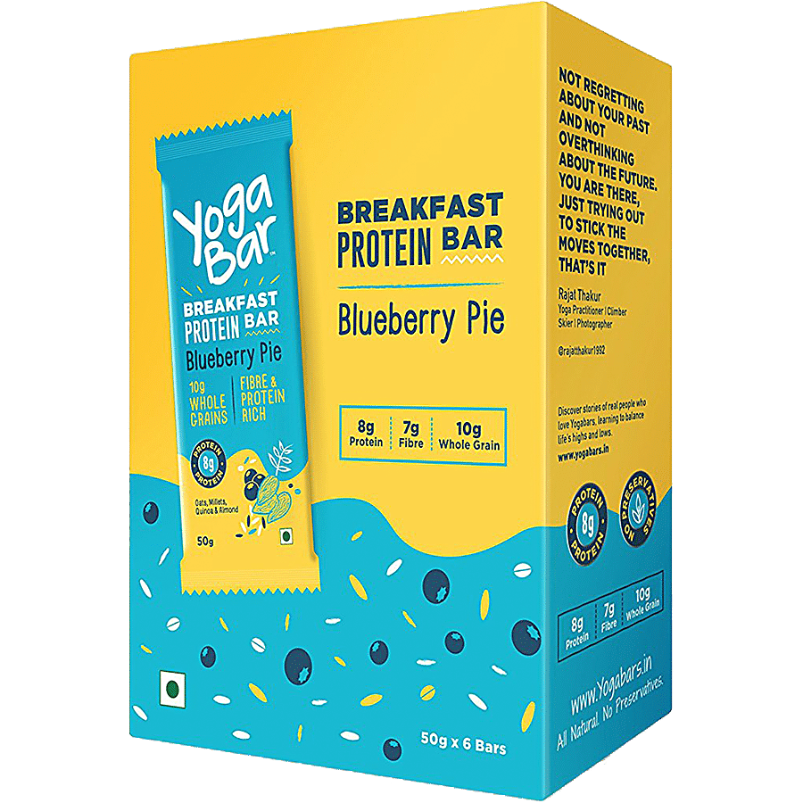 Buy Yogabar Breakfast Almond Coconut Protein Bar, 50 g Online at Best  Prices