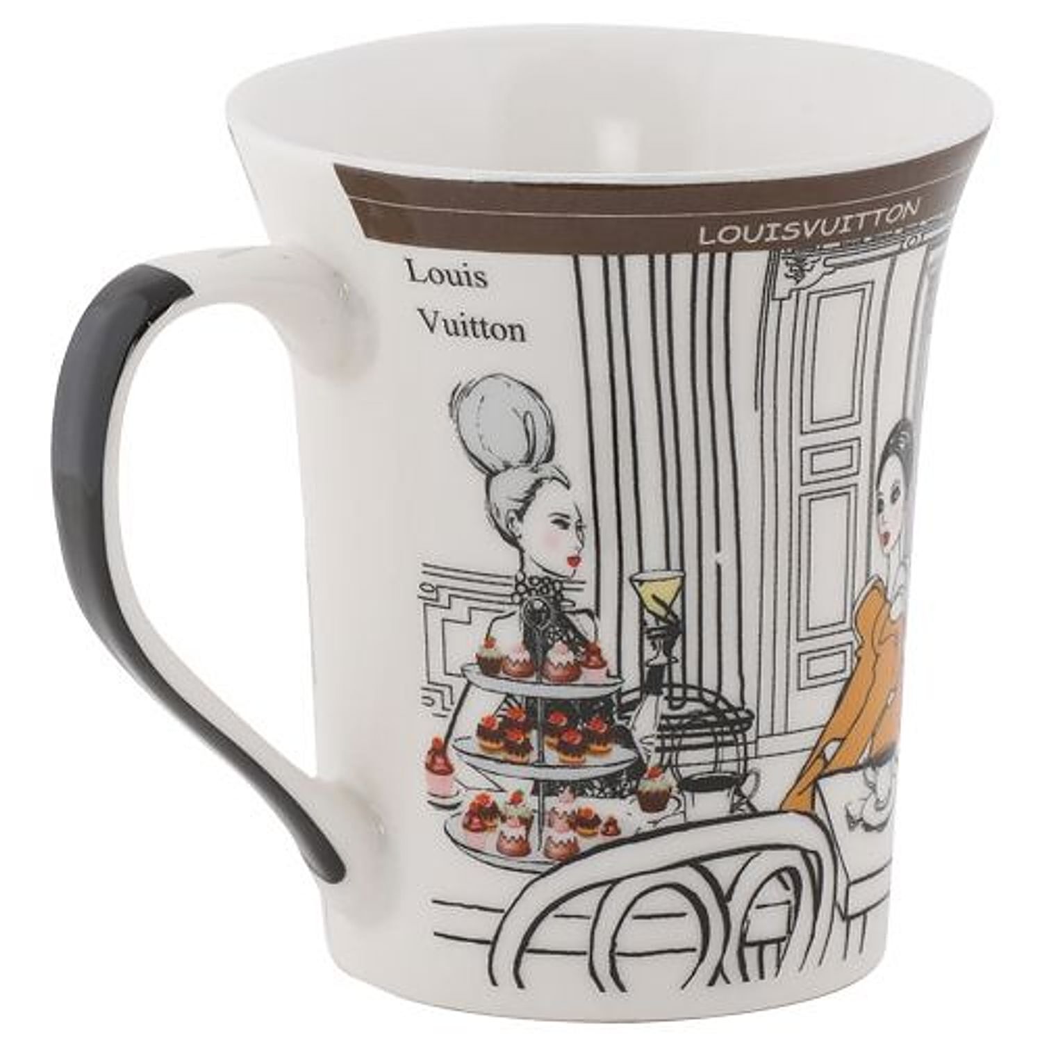 Buy Rslee Chai / Coffee/ Tea-Milk Mug - Women, Louis Vuitton, Print