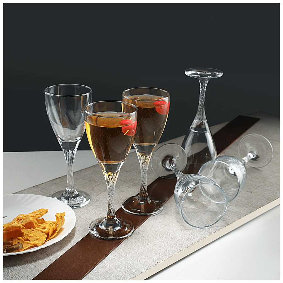 Buy Pasabahce White Wine Glass - Twist Online at Best Price of Rs