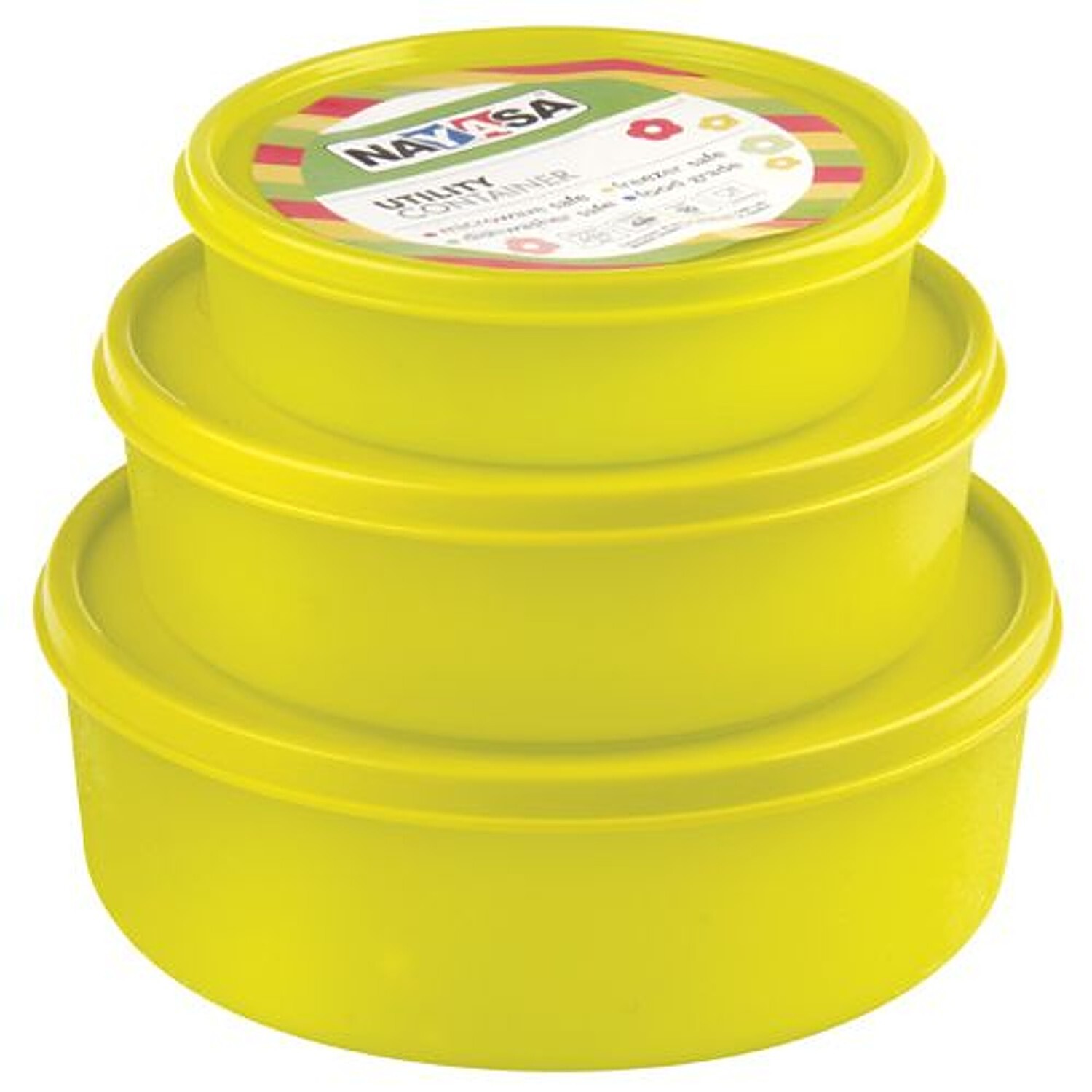 Bhanushali Enterprises - Reusable Round Plastic Container