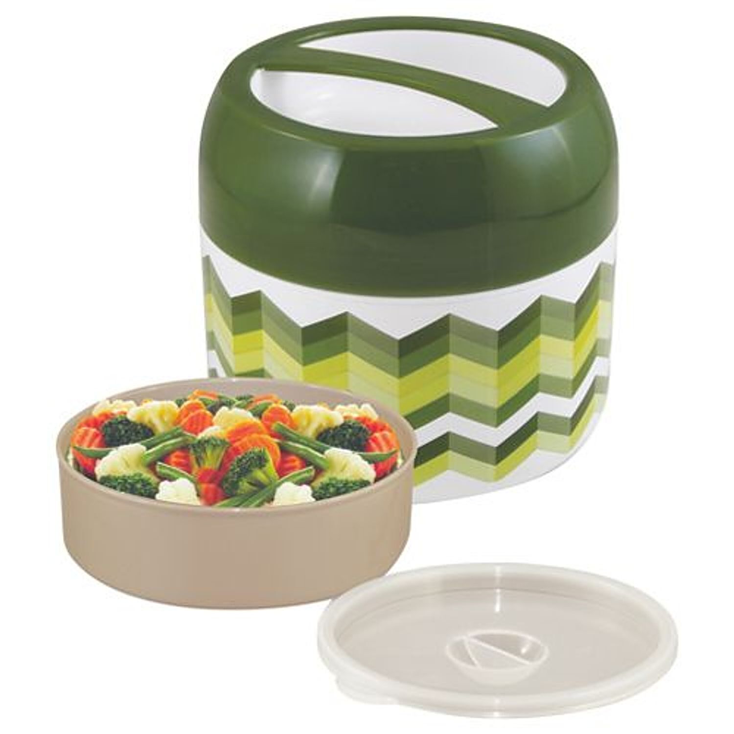 Buy Asian Plastic Lunch Box/Tiffin Box - Diet Meal Hot Pack, Green Online  at Best Price of Rs 410 - bigbasket