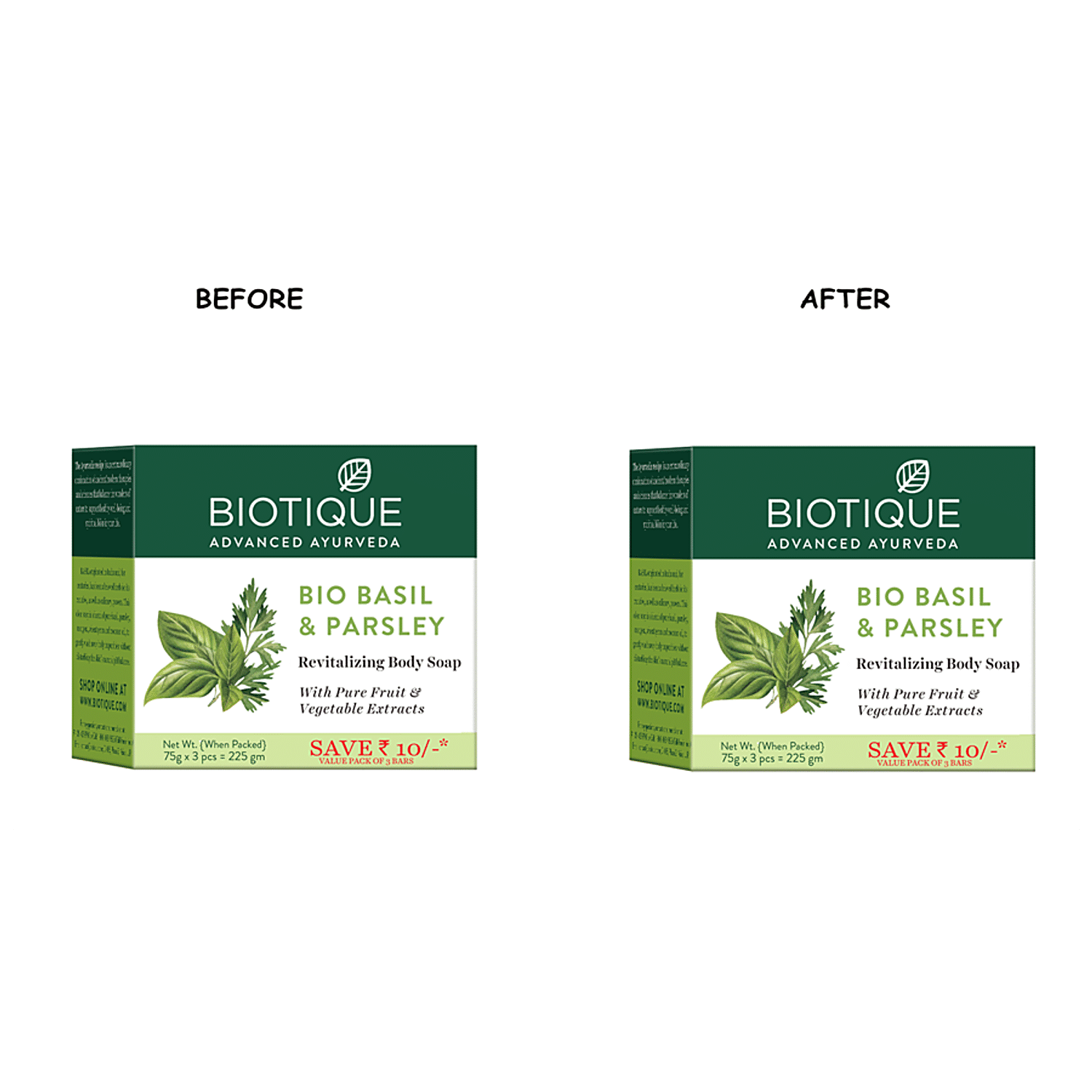 Buy BIOTIQUE Basil Parsley Revitalizing Bathing Bar Online at