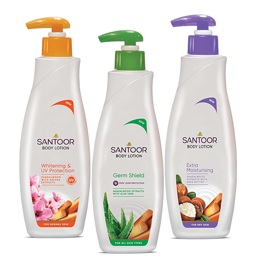 Buy Santoor Perfumed Body Lotion for Skin Whitening & UV