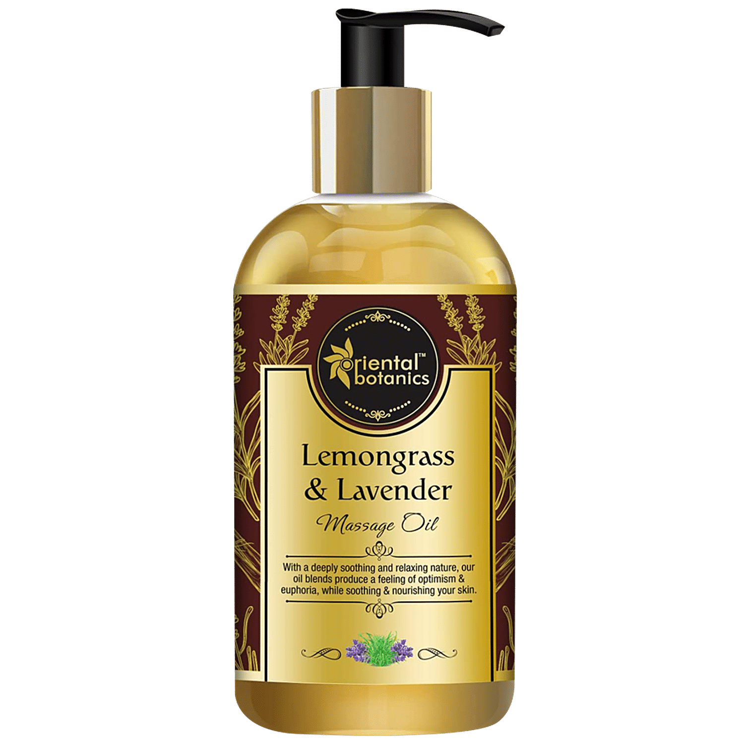 Buy Oriental Botanics Body Massage Oil - Lemongrass & Lavender Online at  Best Price of Rs 512.71 - bigbasket