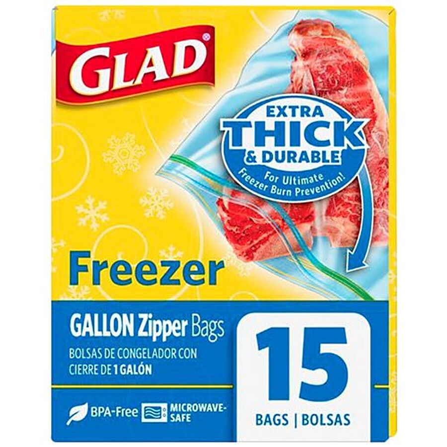Glad Zipper Freezer Bag Case