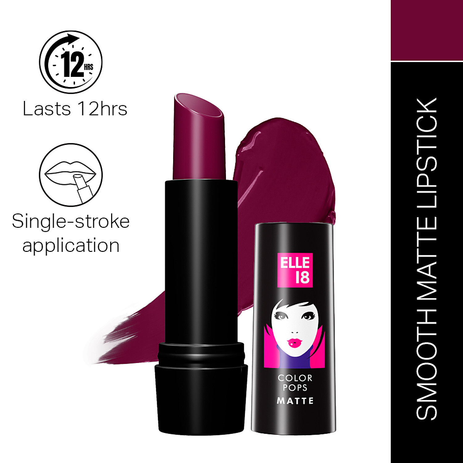 Buy Elle 18 Color Pops Matte Lip Colour Online at Best Price of Rs 80 -  bigbasket