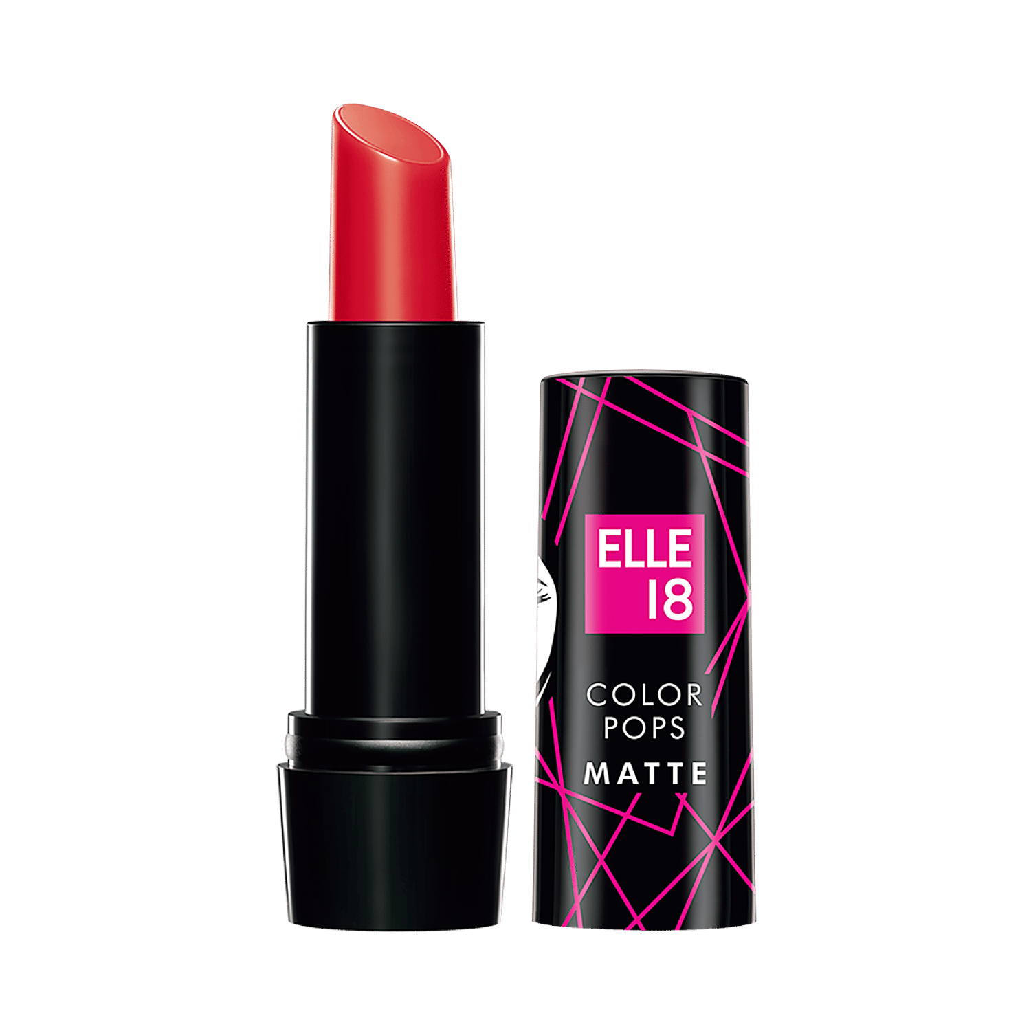 selfie red elle 18 lipstick