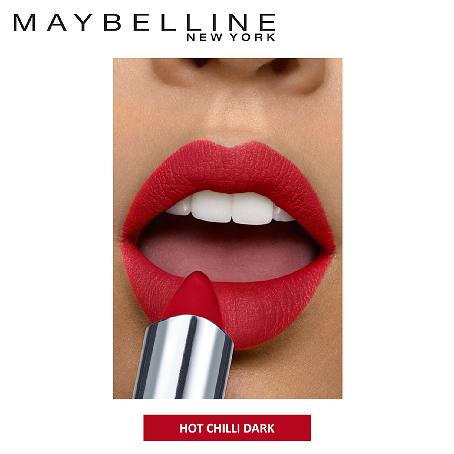 maybelline hot chilli lipstick review