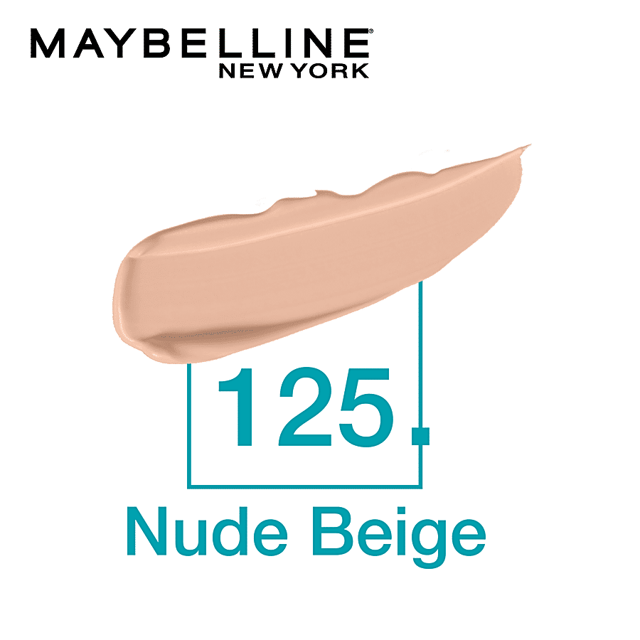Maybelline New York Fit Me Matte+Poreless Liquid Foundation, 125 Nude  Beige, 30ml