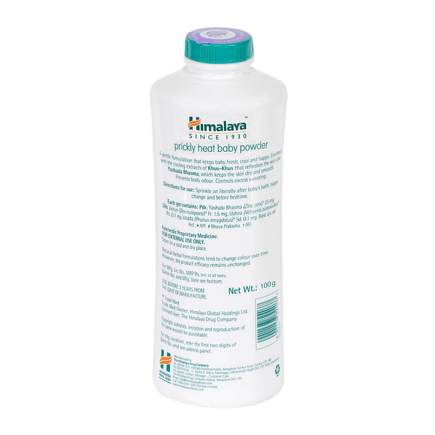 Himalaya baby powder sales contents