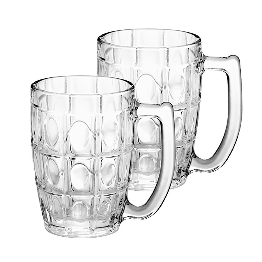 Heavy base 300ml clear cheap glass beer mugs for sale
