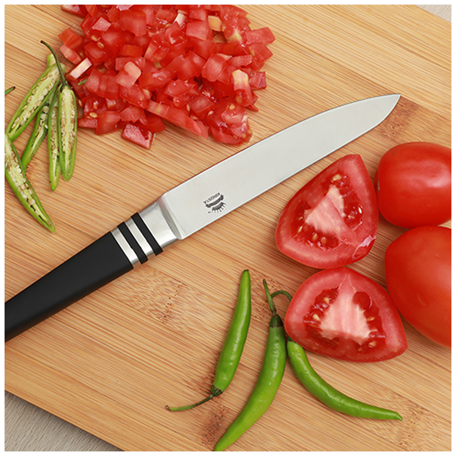 Buy Victorinox Kitchen Cleaver Black Knife, 5.4003.18 Online at Best Price  of Rs null - bigbasket