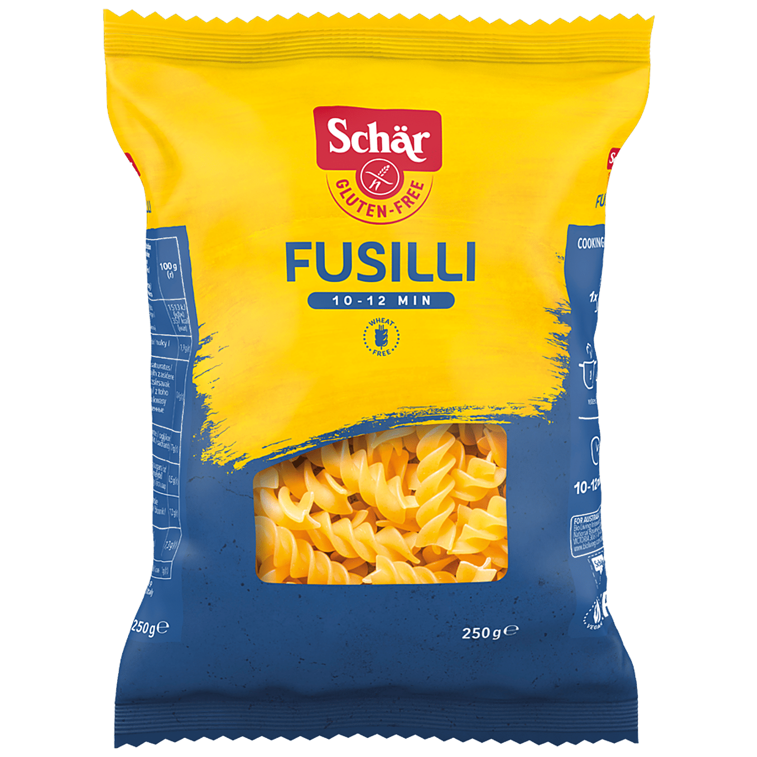 PATES FUSILLI SANS GLUTEN SACHET 250 GR SCHAR 