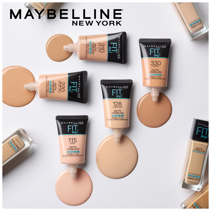 Buy Maybelline New York Fit Me Matte + Poreless Liquid Foundation - Oil  Control With SPF Online at Best Price of Rs 599 - bigbasket