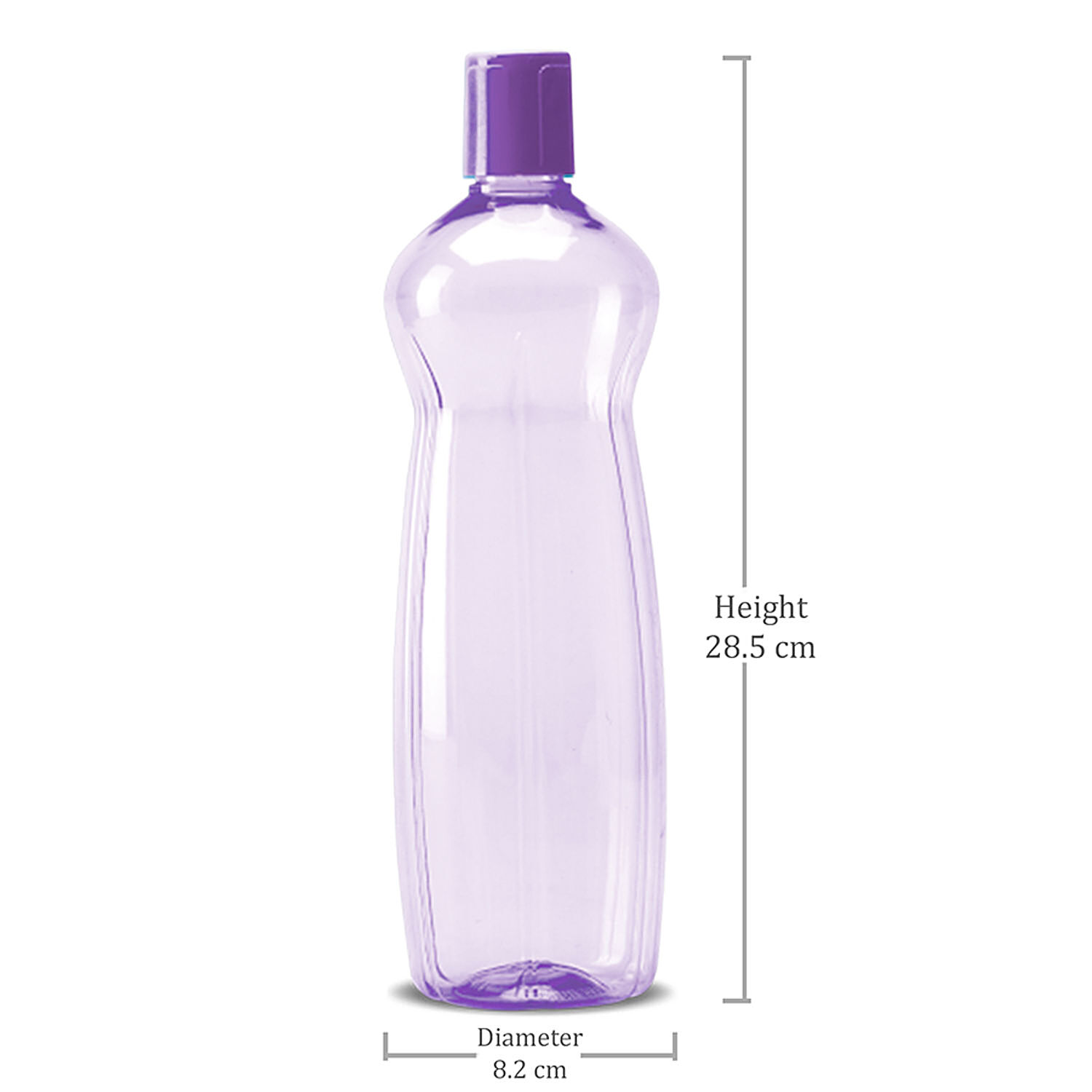 PET Plastic Purple Bottle