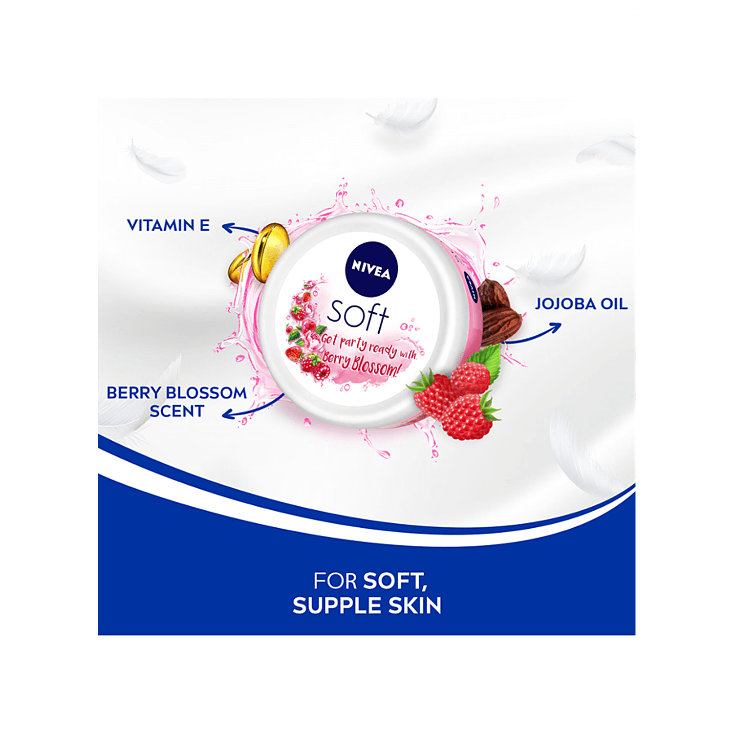 Buy Nivea Moisturizing Soft Cream Light Moisturiser 300 Ml Jar Online At  Best Price of Rs 303.5 - bigbasket