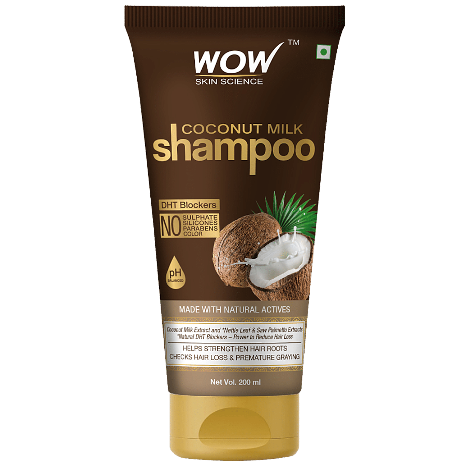 Buy Wow Skin Science Coconut Milk Shampoo - No Parabens, pH Balances Online  at Best Price of Rs 351.62 - bigbasket