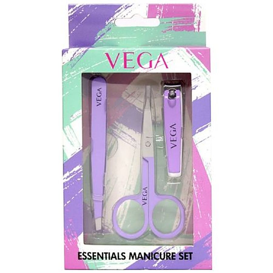 Productiviteit gedragen Vlekkeloos Buy Vega Essential Manicure Set - MS-12, Colour May Vary Online at Best  Price - bigbasket