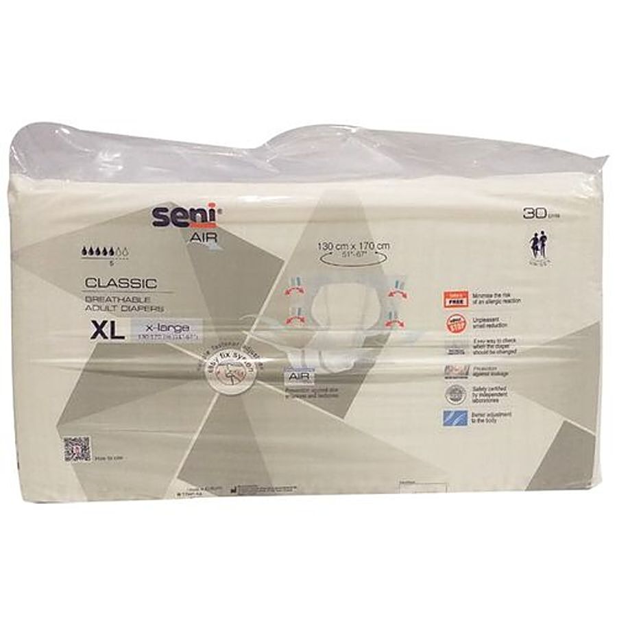 Buy Seni Air Classic Breathable Adult Diapers - Large Online at