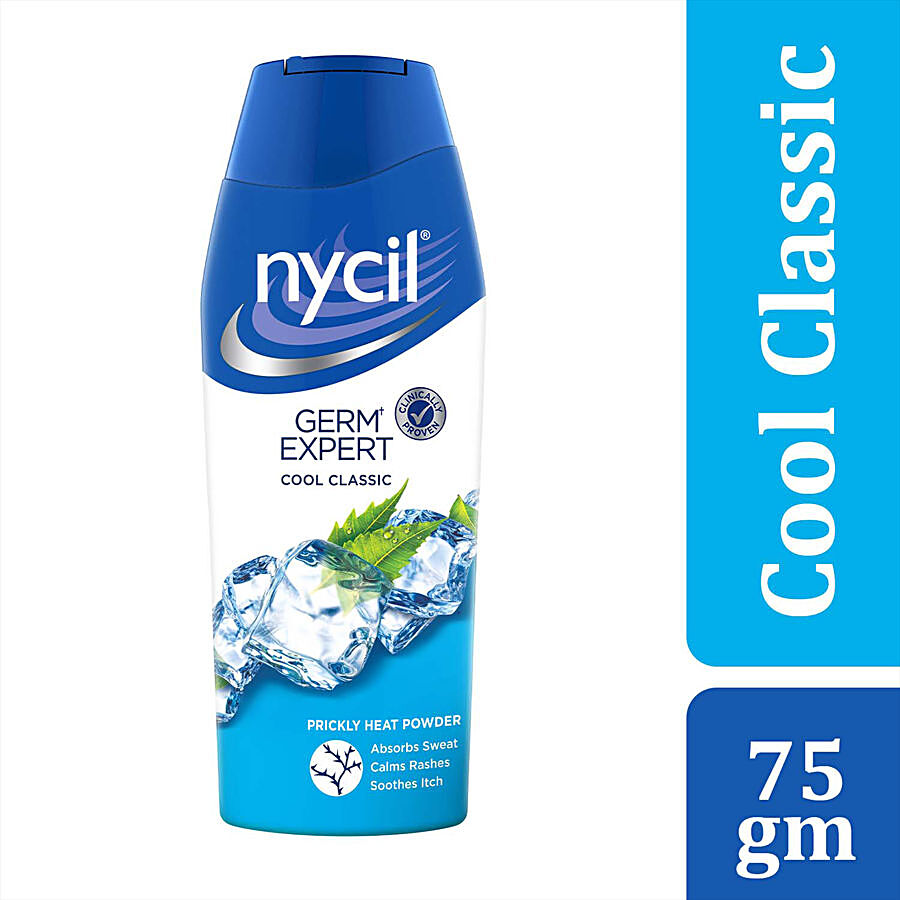Buy Nycil Germ Expert Prickly Heat Powder - Cool Herbal Online at Best  Price of Rs 50 - bigbasket